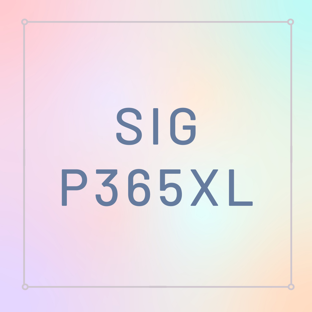 Sig P365XL